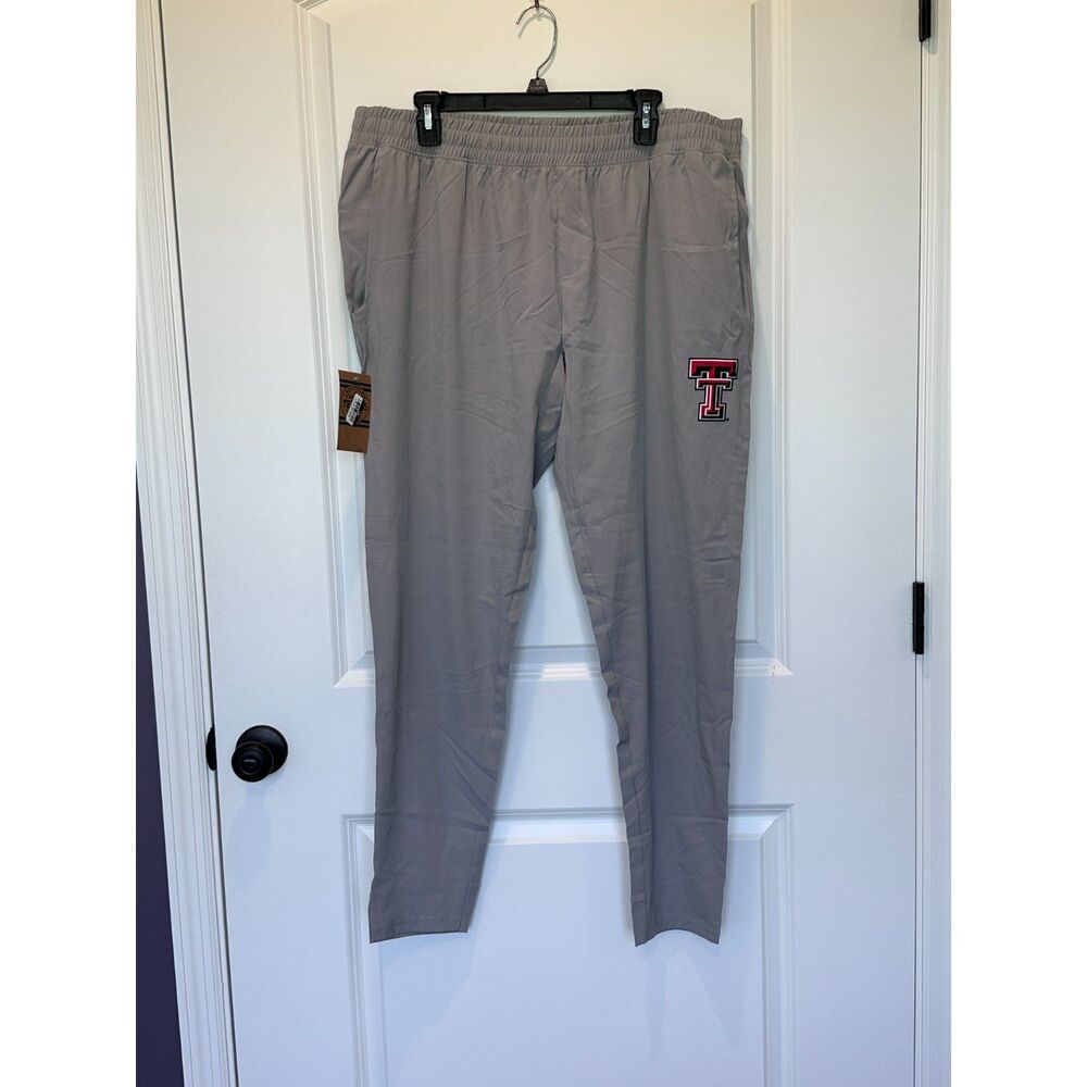 NWT Rivalry Threads Texas Tech Gray Track Pants Size XL